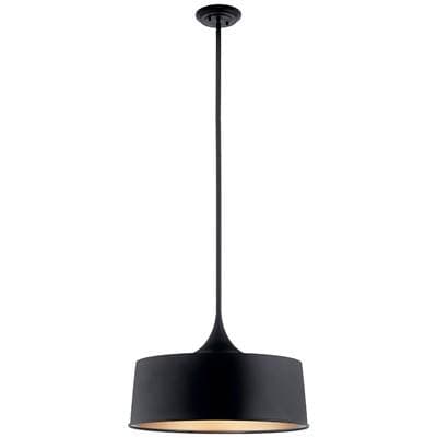 Kichler Lighting Pendant/semi Flush 1Lt - Black by Kichler Lighting