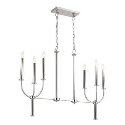 Linear Chandelier 6Lt