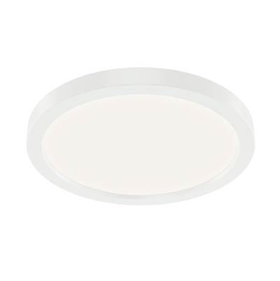 Ara 9.25'' Round LED Flush mount in White