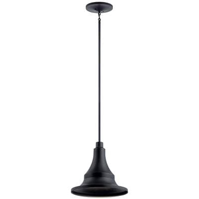 Kichler Lighting Outdoor Ceiling 1Lt - Textured Black by Kichler Lighting