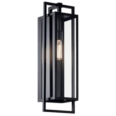Kichler Lighting Goson 24'' 1 Light Wall Light with Clear Glass - Black
