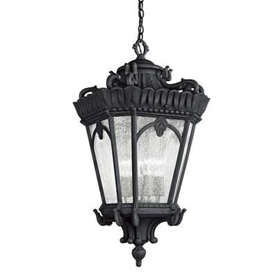 Kichler Lighting Outdoor Pendant 4Lt - Textured Black