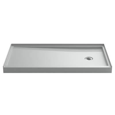 Kohler Rely 60-in x 32-in Single-Threshold Shower Base with Right-hand Drain, Ice Grey - Ice Gray by Kohler