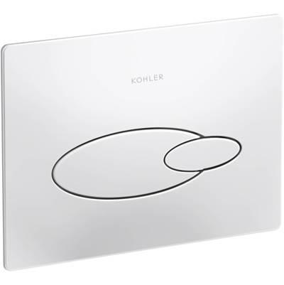 Droplet Flush actuator plate for 2''x4'' in-wall tank and carrier system