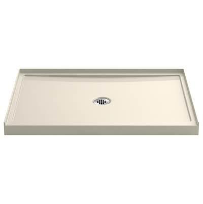 Kohler Rely 48-in x 34-in Single-Threshold Shower Base with Center Drain, Ice Grey - Ice Gray by Kohler