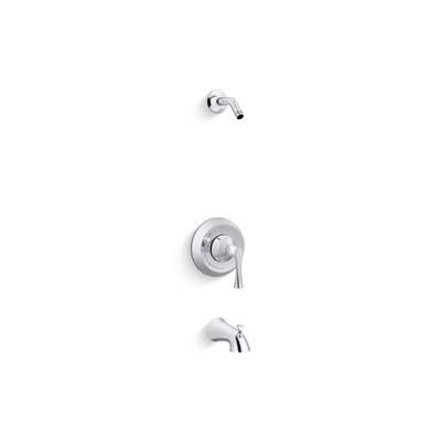 Kohler BuckleyE Rite-Temp bath and shower trim kit, without showerhead - Polished Chrome by Kohler