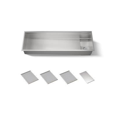 57-3/4'' undermount single-bowl kitchen sink by Kohler