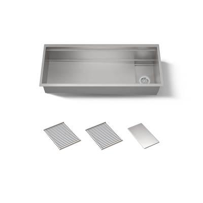 45-3/4'' undermount single-bowl kitchen sink by Kohler