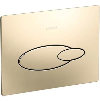 Droplet Flush actuator plate for 2''x4'' in-wall tank and carrier system