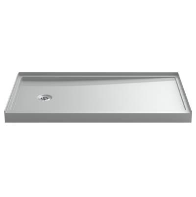 Kohler Rely 60-in x 32-in Single-Threshold Shower Base with Left-Hand Drain, Ice Grey - Ice Gray by Kohler