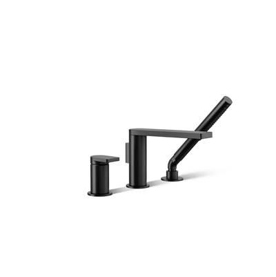 Kohler Composed Deck-mount bath faucet with handshower - Matte Black by Kohler