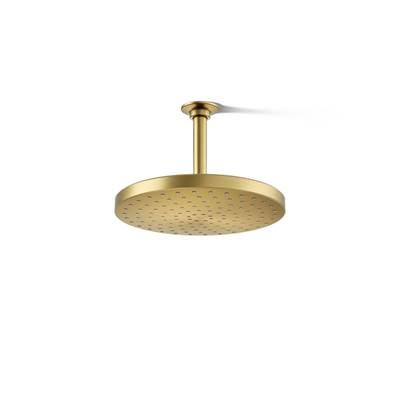 Awaken 10'' single-function rainhead, 1.75 gpm - Vibrant Brushed Moderne Brass by Kohler