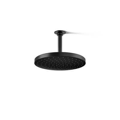 Awaken 10'' single-function rainhead, 1.75 gpm - Matte Black by Kohler