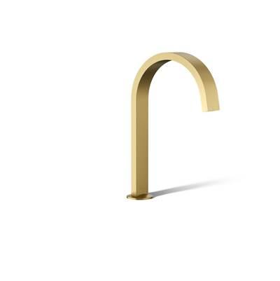 Kohler Components Deck-mount bath spout with Ribbon design - Vibrant Brushed Moderne Brass by Kohler