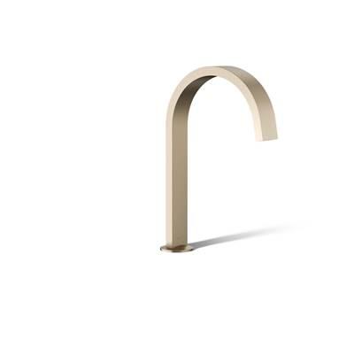 Kohler Components Deck-mount bath spout with Ribbon design - Vibrant Brushed Bronze by Kohler