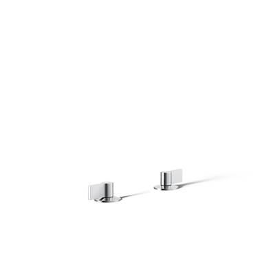 Kohler Components Deck-mount bath faucet handles with Lever design - Polished Chrome by Kohler