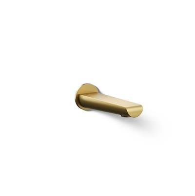 Avid Wall-mount bath spout - Vibrant Brushed Moderne Brass by Kohler