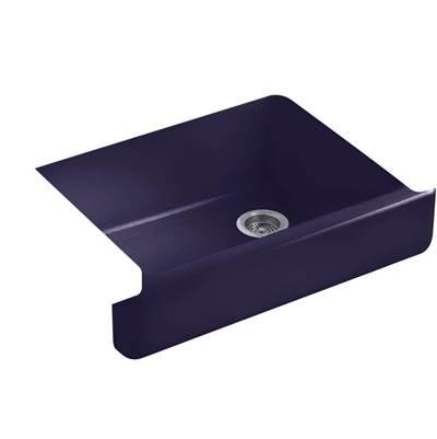 Kohler Whitehaven 29-1/2'' x 21-9/16'' x 9-5/8'' Undermount single-bowl farmhouse kitchen sink - Indigo Blue