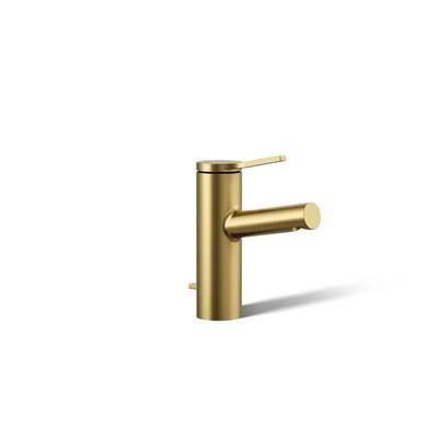 Kohler Single-handle bathroom sink faucet, 1.2 gpm - Vibrant Brushed Moderne Brass by Kohler