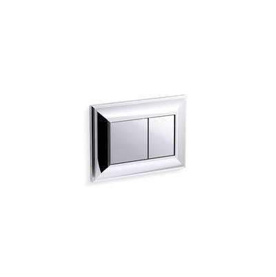 Kohler Memoirs Flush actuator plate for 2'' x 4'' in-wall tank and carrier system - Polished Chrome by Kohler