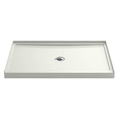 Kohler Rely 48-in x 34-in Single-Threshold Shower Base with Center Drain, Dune by Kohler
