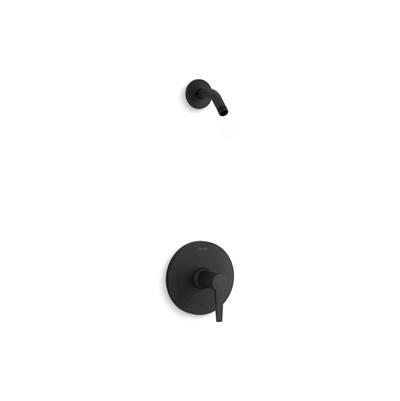 Kohler Pitch Rite-Temp shower trim kit, without showerhead - Matte Black by Kohler