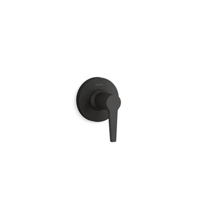Kohler Pitch MasterShower transfer valve trim - Matte Black by Kohler