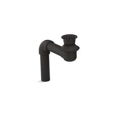 Bathroom sink offset drain with open strainer - Matte Black by Kohler