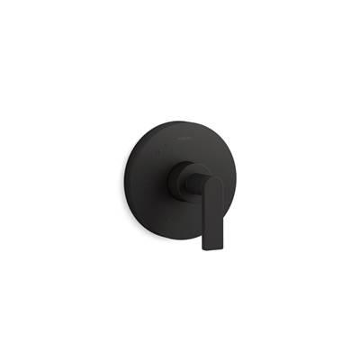Kohler Composed Rite-Temp valve trim with lever handle - Matte Black by Kohler