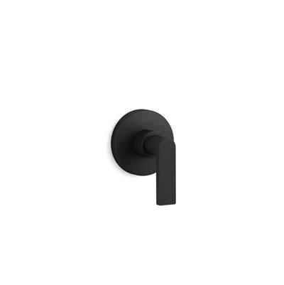 Kohler Composed MasterShower transfer valve trim with lever handle - Matte Black by Kohler