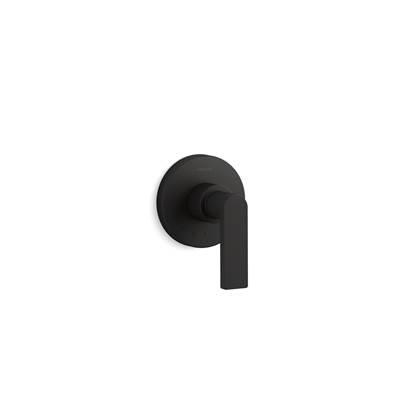 Kohler Composed MasterShower volume control valve trim with lever handle - Matte Black by Kohler