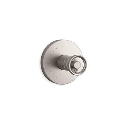 Kohler Components Rite-Temp valve trim with Industrial handle - Vibrant Brushed Nickel by Kohler