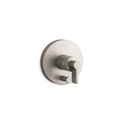 Kohler Components Rite-Temp valve trim with Lever handle and diverter - Vibrant Brushed Nickel by Kohler