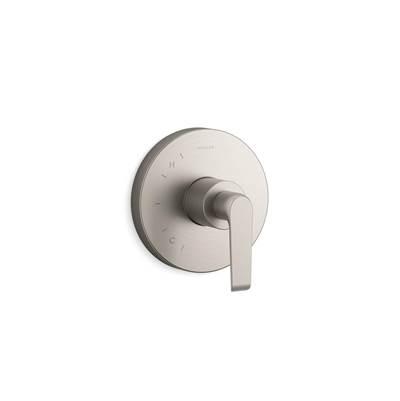 Avid Rite-Temp valve trim with lever handle - Vibrant Brushed Nickel by Kohler