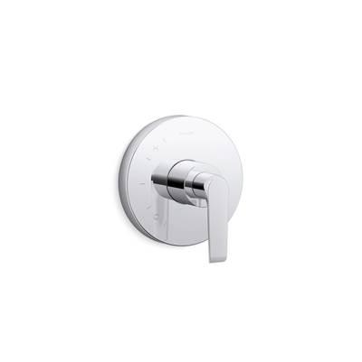 Avid Rite-Temp valve trim with lever handle - Polished Chrome by Kohler