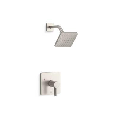 Kohler Parallel Rite-Temp shower trim kit, 2.5 gpm - Vibrant Brushed Nickel by Kohler
