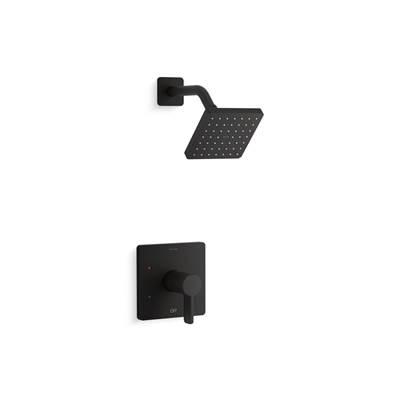 Kohler Parallel Rite-Temp shower trim kit, 2.5 gpm - Matte Black by Kohler