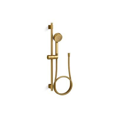 Awaken G90 27'' three-function handshower kit, 1.75 gpm - Vibrant Brushed Moderne Brass by Kohler