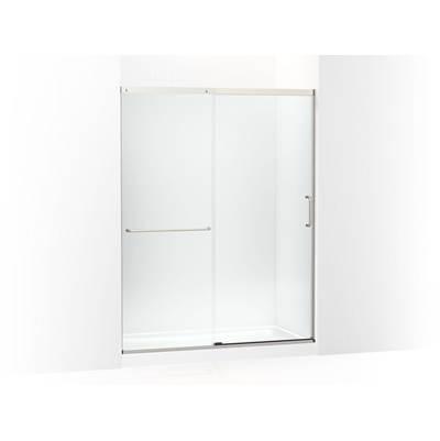 Kohler Elate Tall 75-1/2'' H sliding shower door with 5/16''-thick glass - Matte Nickel by Kohler