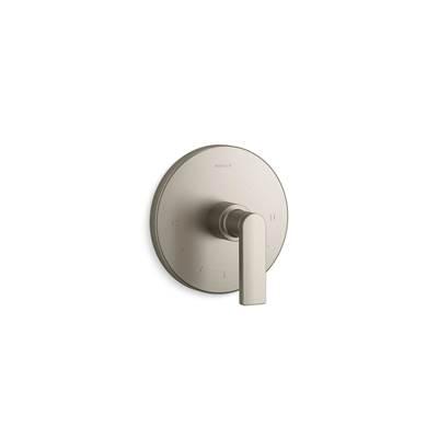Kohler Composed MasterShower temperature control valve trim with lever handle - Vibrant Brushed Nickel by Kohler