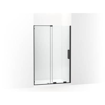 Kohler Echelon Sliding shower door, 71-3/4'' H x 43-3/4 - 47-3/4'' W, with 5/16'' thick Crystal Clear glass - Matte Black by Kohler