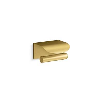 Avid Covered toilet paper holder - Vibrant Brushed Moderne Brass by Kohler