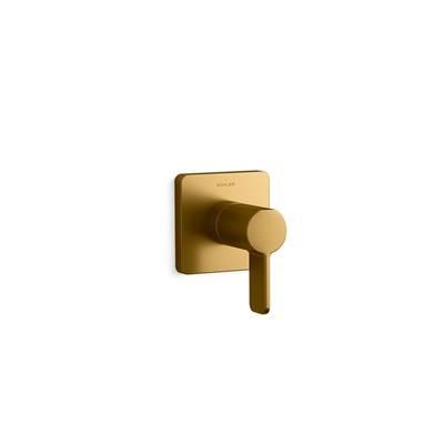 Kohler Parallel Transfer valve trim - Vibrant Brushed Moderne Brass by Kohler