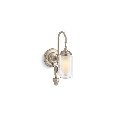 Artifacts One-light adjustable sconce - Brushed Bronze by Kohler