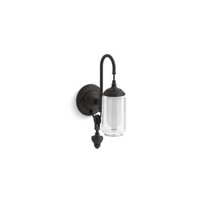 Artifacts One-light adjustable sconce - Matte Black by Kohler