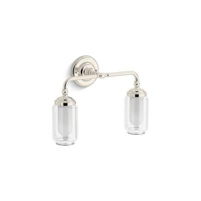 Artifacts Two-light sconce - Polished Nickel by Kohler