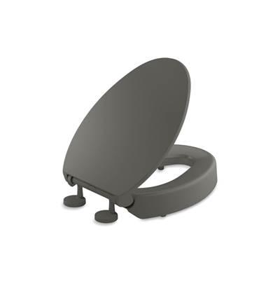 Elevated Quiet-CloseE elongated toilet seat