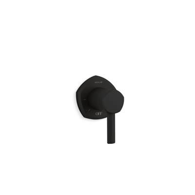 Kohler Occasion MasterShower volume control valve trim with lever handle - Matte Black by Kohler