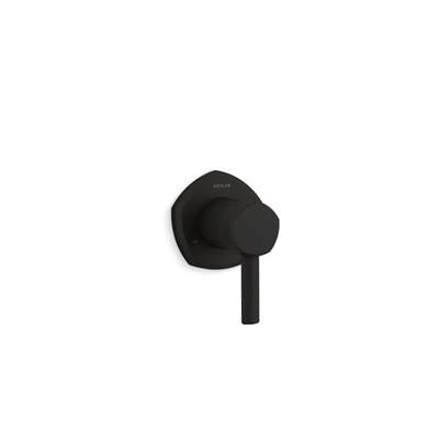 Kohler Occasion MasterShower transfer valve trim with lever handle - Matte Black by Kohler