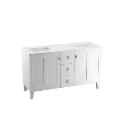 Poplin 60'' bathroom vanity cabinet by Kohler